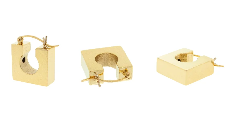 Square Huggie Earring