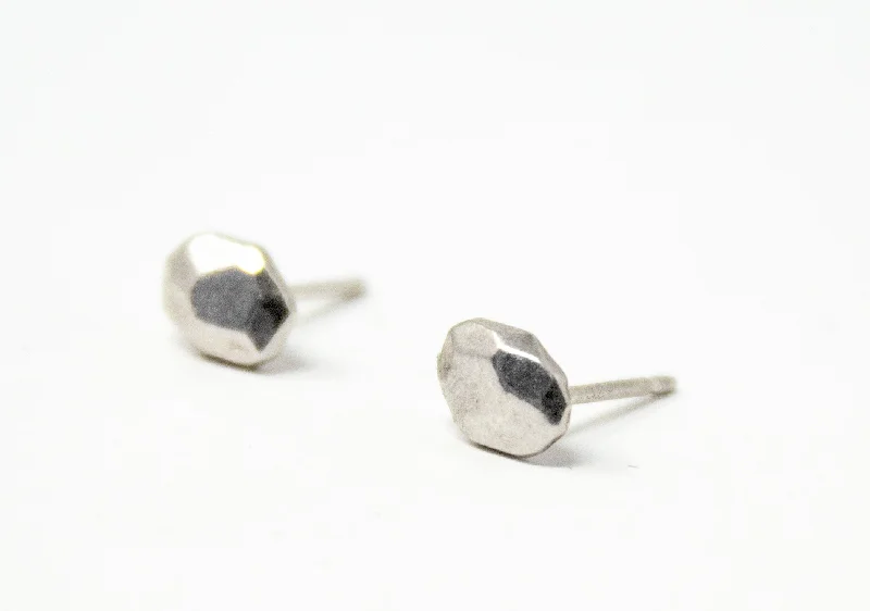 Gem Studs in Silver