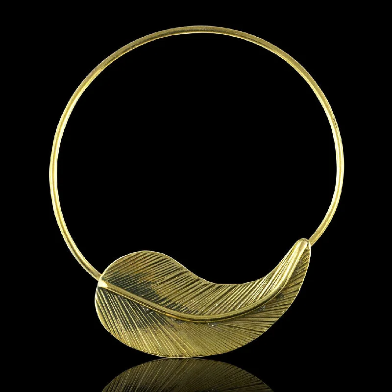 <span>BRE-332<span>: </span></span>Autumn Leaf Hoops