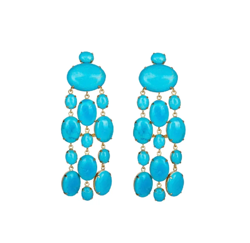 Turquoise Statement Drop