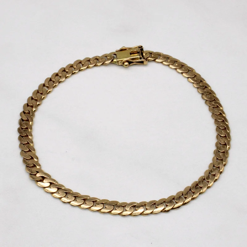 18k Yellow Gold Cuban Link Bracelet | 8" |