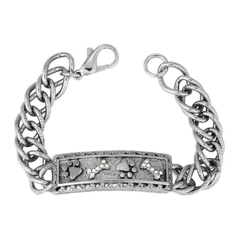 1928 Jewelry Paws And Bones Link Bracelet