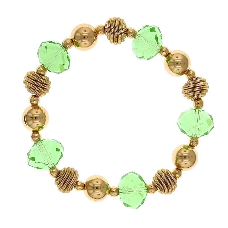 Gold Tone and Green