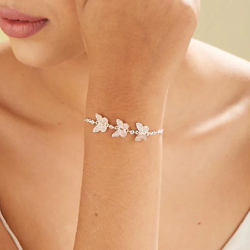 Butterfly Wish Bracelet- 18k Rose Gold Plated