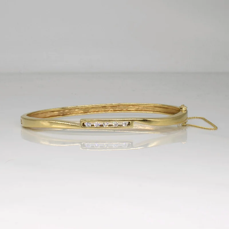 Channel Set Diamond Bracelet | 0.15ctw | 6.5" |