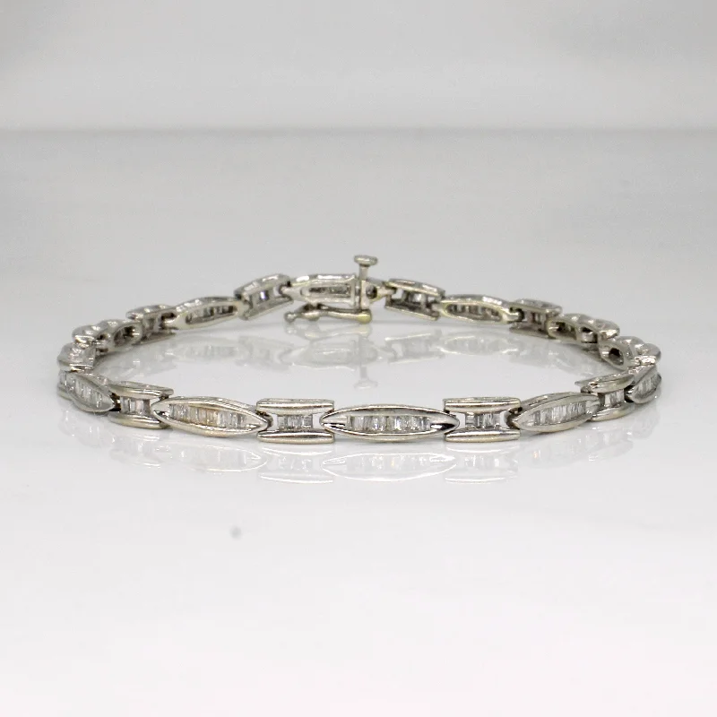 Channel Set Diamond Bracelet | 0.70ctw | SZ 7.25" |