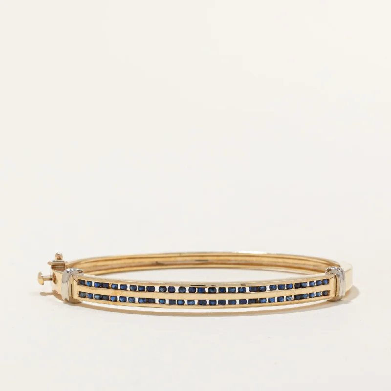 Channel Set Sapphire Bracelet | 1.50ctw | 6.5" |