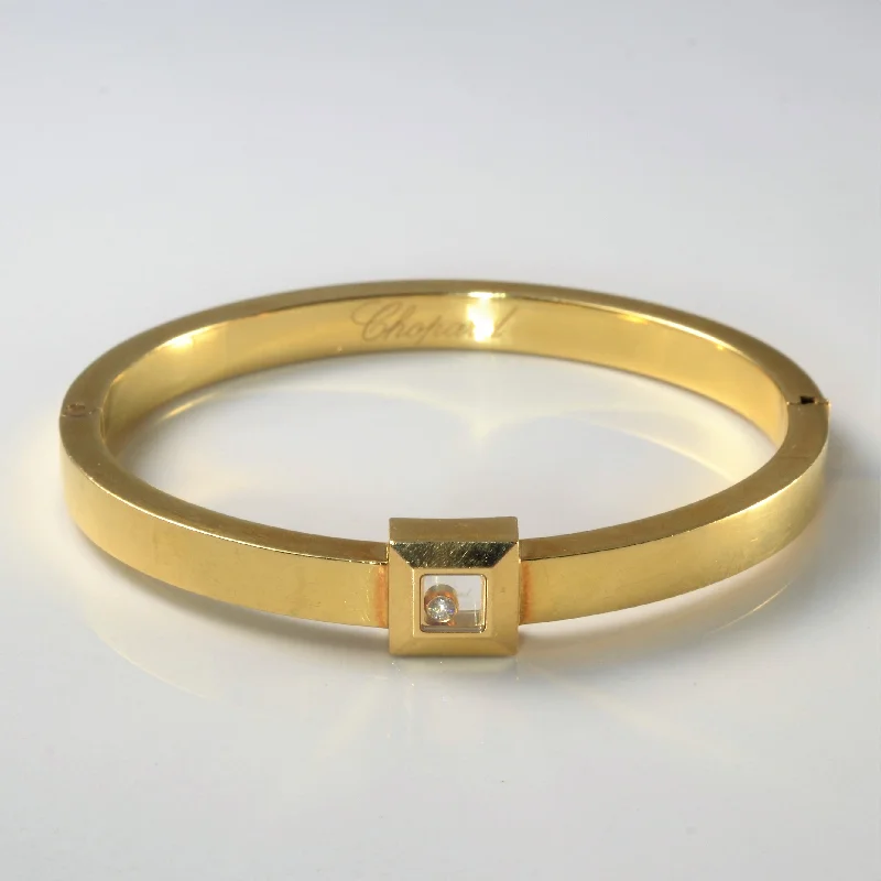 Chopard' Happy Diamonds Icons Box Bangle | 0.03ct | SZ 6.5" |