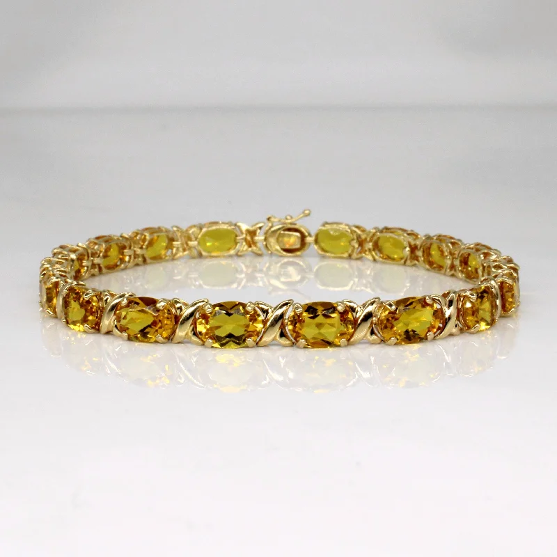 Citrine Bracelet | 10.00ctw | 7" |