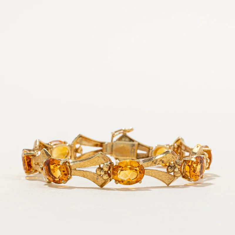 Citrine Bracelet | 14.00ctw | 6.5" |