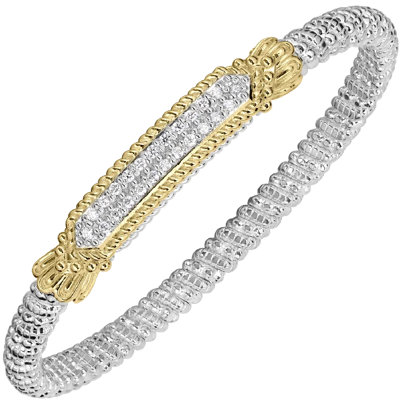 Diamond Bar Bangle Bracelet