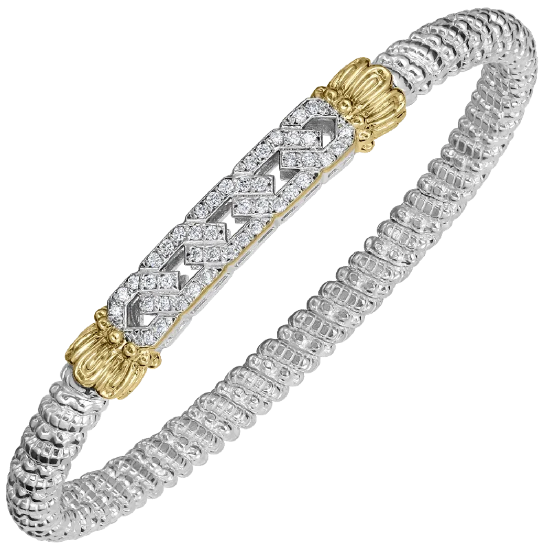 Diamond Bar Bangle Bracelet