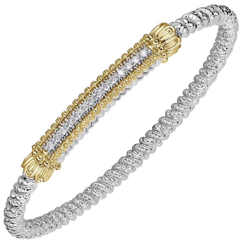 Diamond Bar Bangle Bracelet