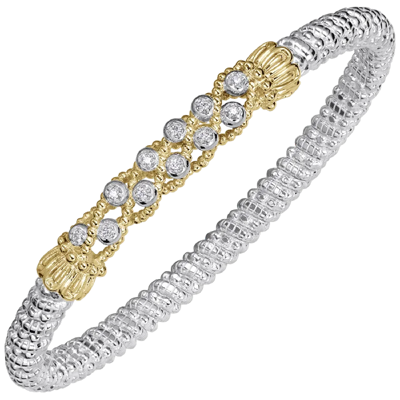 Diamond Bar Bangle Bracelet