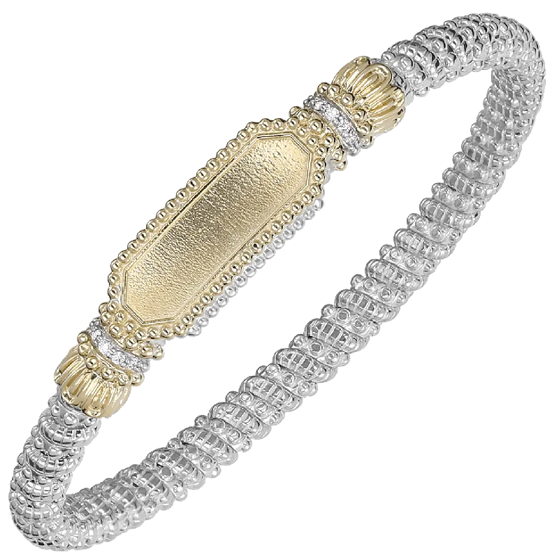 Diamond Engravable Bangle Bracelet