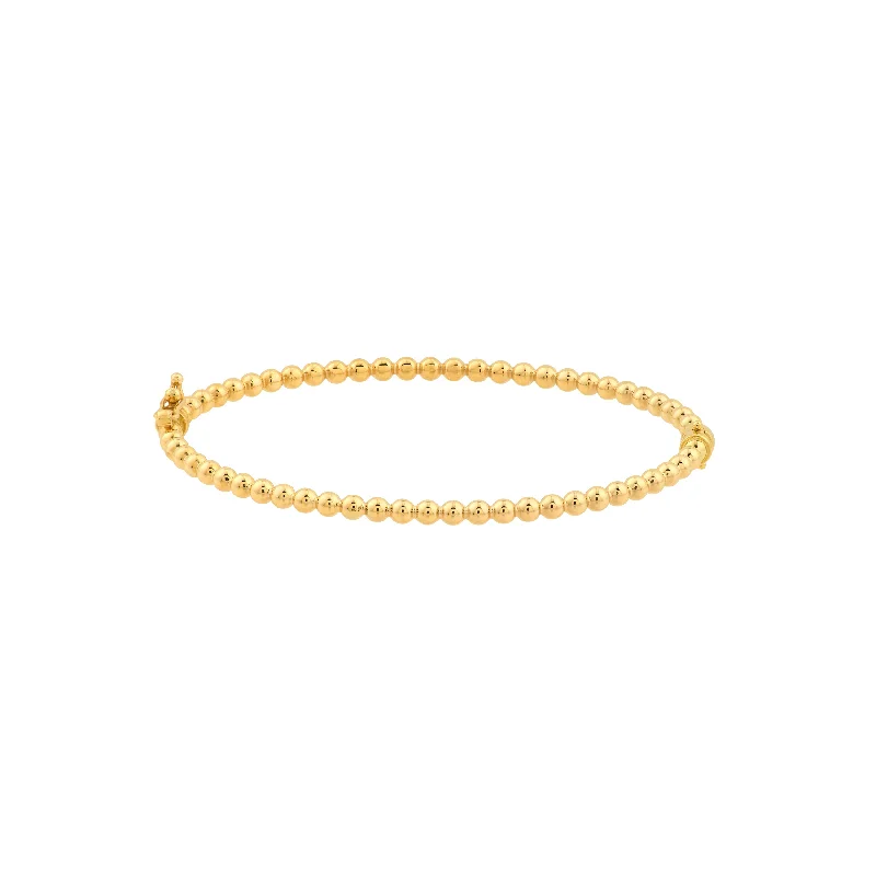 Polished Ball Bangle Bracelet