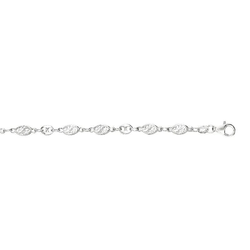 Silver Filagree Anklet