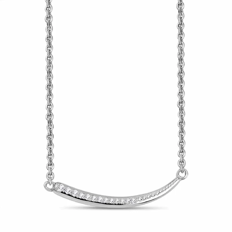 Molto Small Single Diamond Pendant